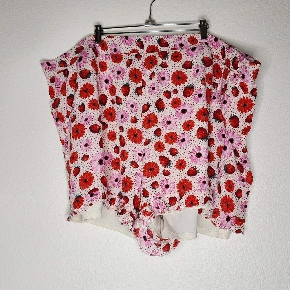 Torrid Retro Chic 3.5 Inch Pull-On Gauze High Rise Ruffle Hem Shorts 5X